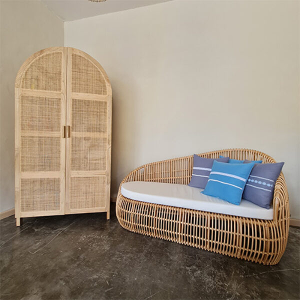Rattan Living Room Table Set
